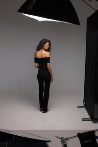 Soft Silk Off-Shoulder Top