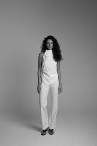 Flattering Fit Pants white