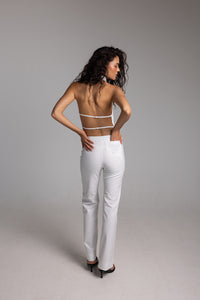 Open-Back Halter Top