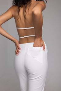 Flattering Fit Pants white