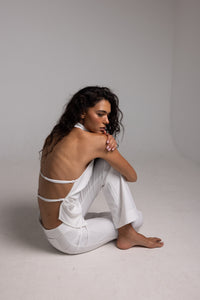 Open-Back Halter Top